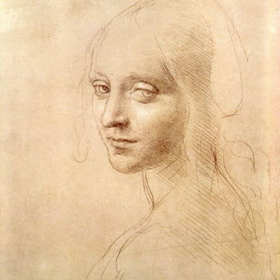 Leonardo Da Vinci, Head Of A Girl Default Title