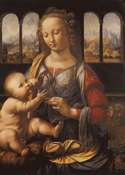 Leonardo Da Vinci Madonna Of The Carnation Default Title