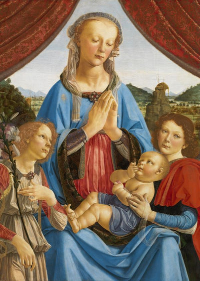 Leonardo Da Vinci The Virgin And Child With Two Angels Default Title