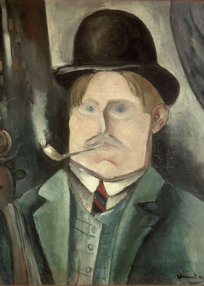 Maurice De Vlaminck Self Portrait painting Default Title
