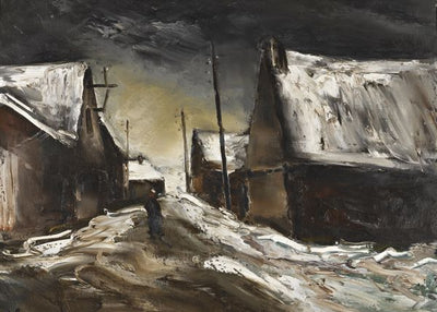 Maurice De Vlaminck, Street Under Snow Default Title