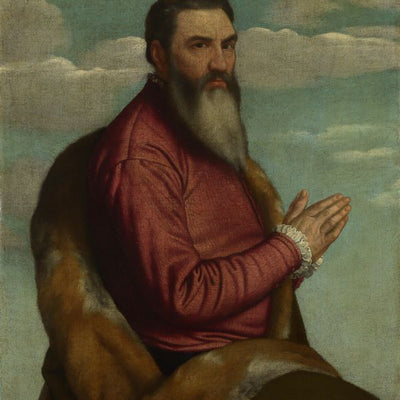 Moretto da Brescia, Praying Man with a Long Beard Default Title