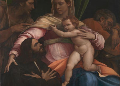 Sebastiano del Piombo, The Madonna and Child with Saints and a Donor Default Title