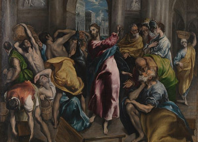 El Greco, Christ driving the Traders from the Temple Default Title