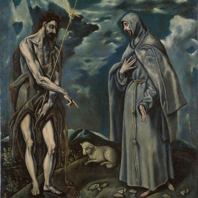 El Greco, St. John the Baptist and St. Francis of Assisi Default Title