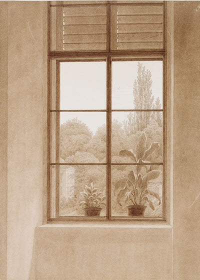 Friedrich Caspar David Window Looking over the Park Default Title
