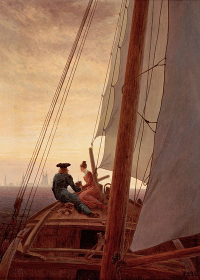 Friedrich Caspar David On a Sailing Ship Default Title