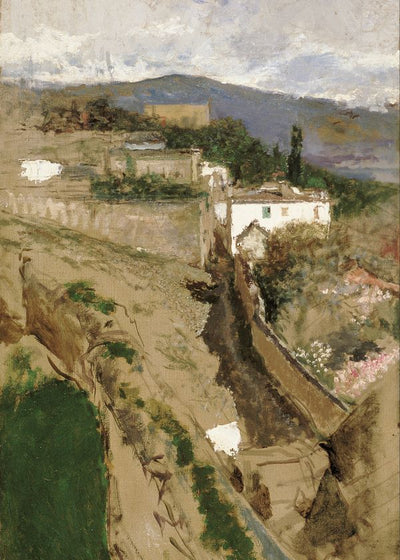 Fortuny Marsal Maria The landscape of Grenada Default Title