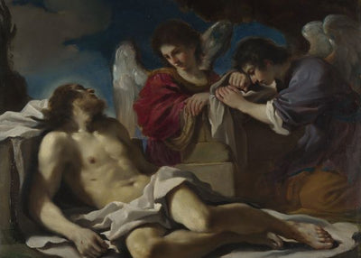 Guercino, The Dead Christ mourned by Two Angels Default Title
