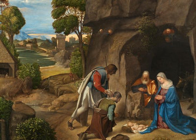 Giorgio Barbarelli Da Castelfranco, Adoration Of The Shepherds painting Default Title