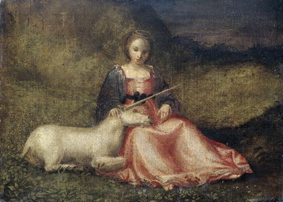 Giorgio Barbarelli Da Castelfranco, Girl With A Unicorn Default Title