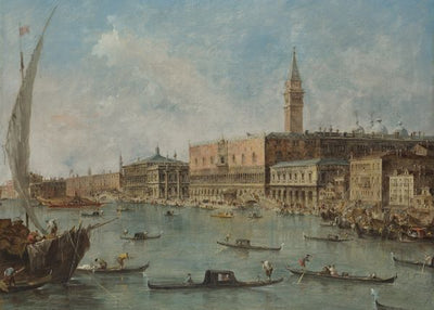 Francesco Guardi, Venice, The Doge's Palace and the Molo Default Title