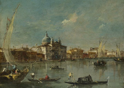 Francesco Guardi, Venice, The Giudecca with the Zitelle Default Title