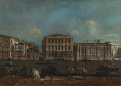 Francesco Guardi, Venice, The Grand Canal with Palazzo Pesaro Default Title