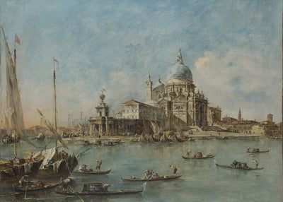 Francesco Guardi, Venice, The Punta della Dogana painting Default Title