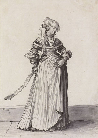 Hans Holbein The Younger Basel Woman Turned To The Right Costume Study Default Title