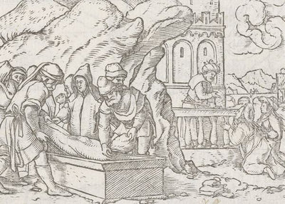 Hans Holbein The Younger, Burial Of Jacob Cave At Machpelah Default Title