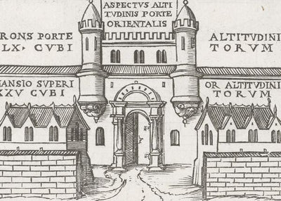 Hans Holbein The Younger, East Gate Of The New Temple In Ezekiel's Vision Default Title