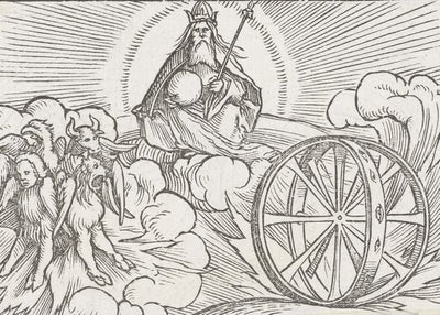 Hans Holbein The Younger, Ezekiel's Vision Of God And Symbols Of Four Evangelists Default Title
