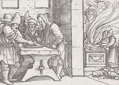 Hans Holbein The Younger, Priests And Levites Celebrate Passover Default Title