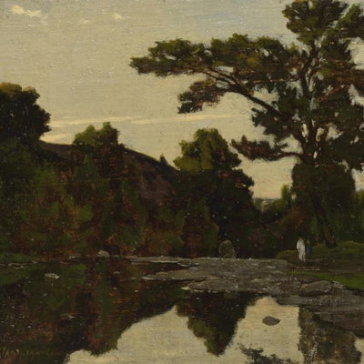 Henri Joseph Harpignies, A River Scene Default Title