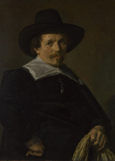 Frans Hals Portrait of a Man holding Gloves Default Title