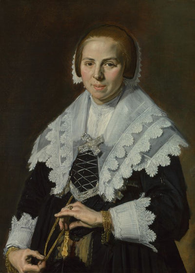 Frans Hals Portrait of a Woman with a Fan Default Title