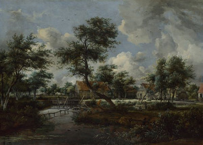 Meindert Hobbema, The Watermills at Singraven near Denekamp Default Title