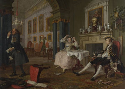 William Hogarth, Marriage A la Mode, The Tete a Tete Default Title