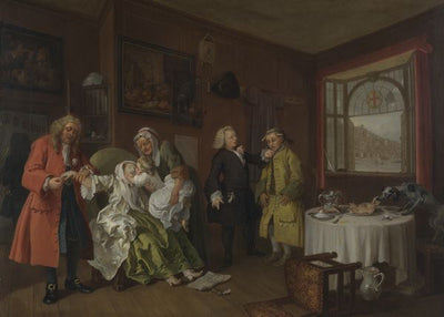 William Hogarth, Marriage A la Mode, The Lady's Death Default Title