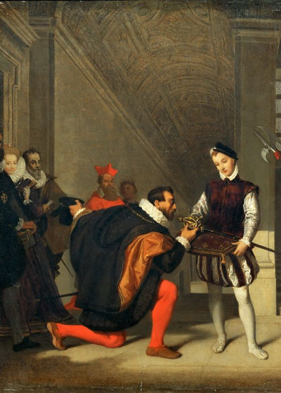 Jean Auguste Dominique Ingres Don Pedro Of Toledo Kissing The Sword Of Henry Iv Default Title