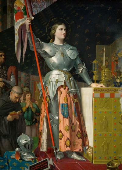 Jean Auguste Dominique Ingres Joan Of Arc At The Coronation Of Charles Vii In Reims Cathedral In 1429 Default Title