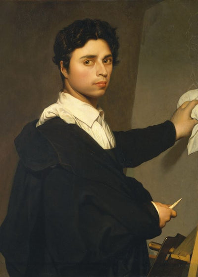 Jean Auguste Dominique Ingres Madame Gustave Hequet Portrait Of Ingres As A Young Man Default Title