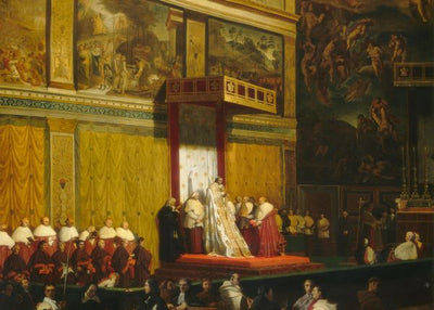 Jean Auguste Dominique Ingres, Pope Pius Vii In The Sistine Chapel Default Title