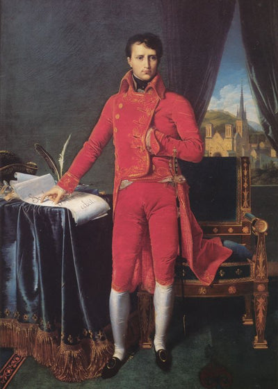 Jean Auguste Dominique Ingres Portrait Of Napoleon Bonaparte Default Title