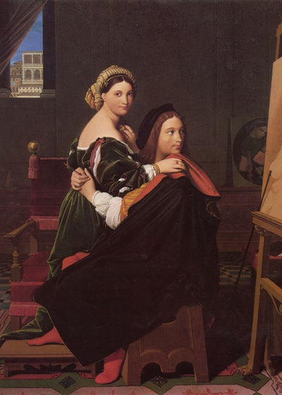Jean Auguste Dominique Ingres Raphael And Fornarina Default Title