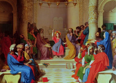 Jean Auguste Dominique Ingres, Servant Christ Among Israeli Teachers Default Title