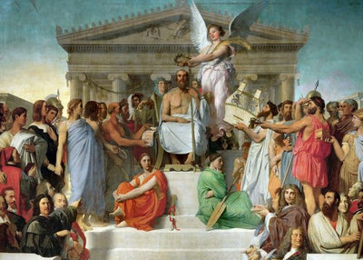 Jean Auguste Dominique Ingres, The Apotheosis Of Homer Default Title