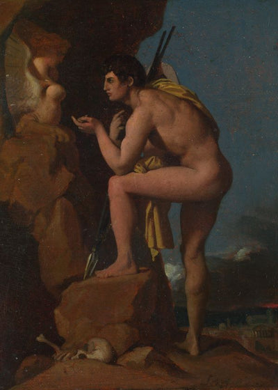 Jean Auguste Dominique Ingres Oedipus and the Sphinx Default Title