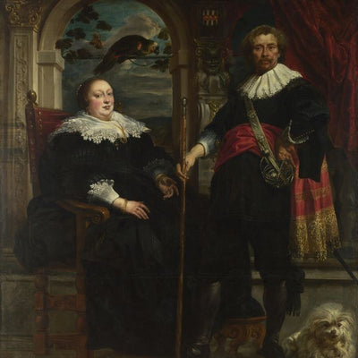 Jacob Jordaens, Portrait of Govaert van Surpele and his Wife Default Title