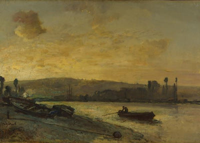 Johan Barthold Jongkind, River Scene Default Title