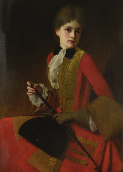 Gustave Jean Jacquet Girl in a riding habit Default Title