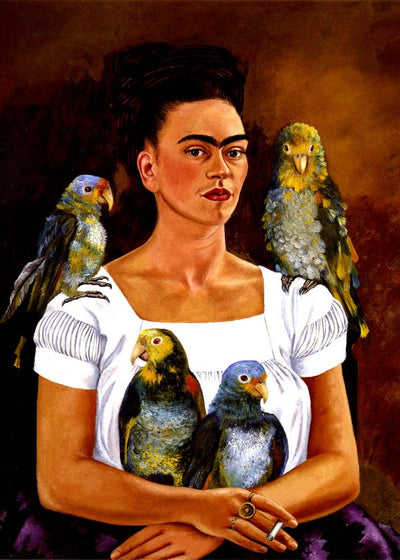Frida Kahlo Me and my Parrots Default Title