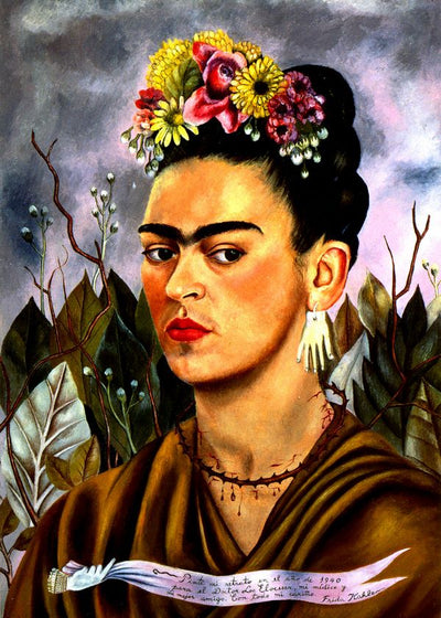 Frida Kahlo Self portrait dedicated to Dr Eloesser Default Title