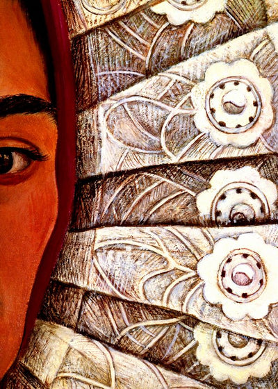 Frida Kahlo Self portrait Deail lace Default Title
