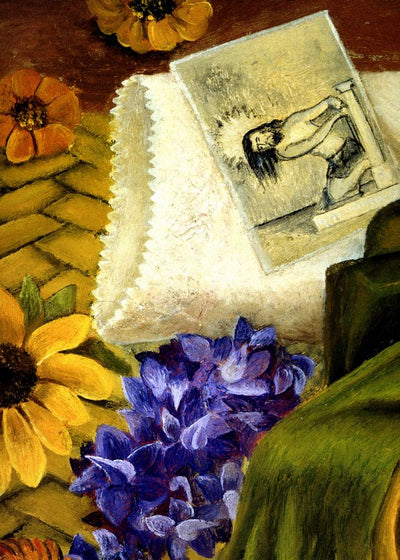 Frida Kahlo Small Dimas Rosas died at the three years age painting Default Title