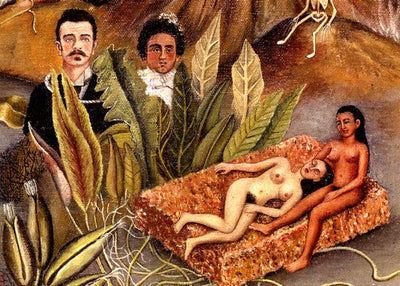 Frida Kahlo, What water gave me, Detail the two naked ones Default Title
