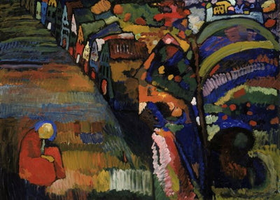 Kandinsky, Wassily, Painting with Houses, 1909 Default Title