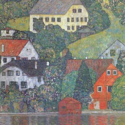 Gustav Klimt, Houses in Unterach on the Attersee Default Title