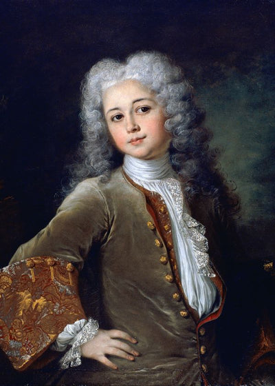 Largilliere Nicolas de Portrait of a young man in a wig Default Title